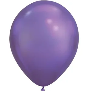 7" Qualatex "Chrome Purple" Balloons