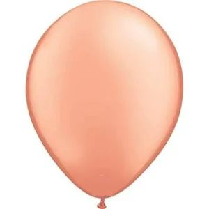 7" Qualatex "Chrome Rose Gold" Balloons