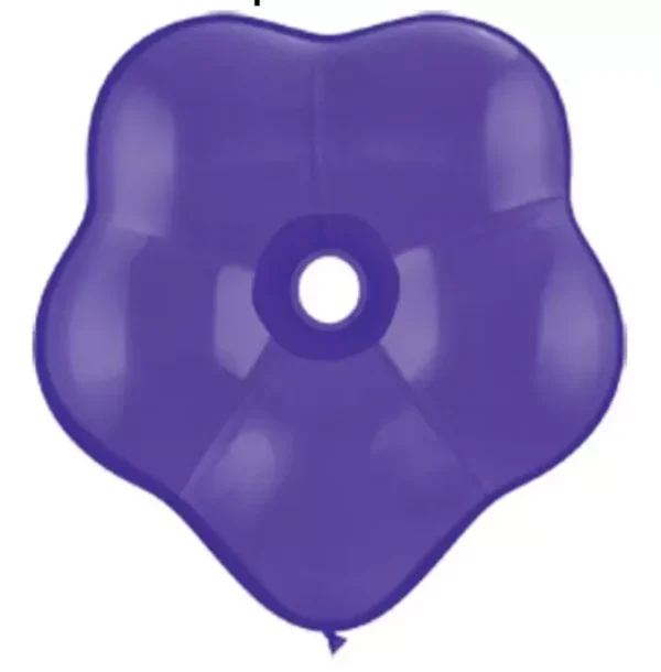 Qualatex 6" Geo Blossom Balloons - "Purple Violet"