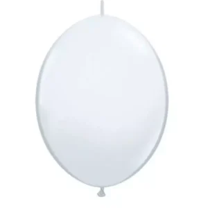 Qualatex 6" QuickLink "Pearl White" Balloons